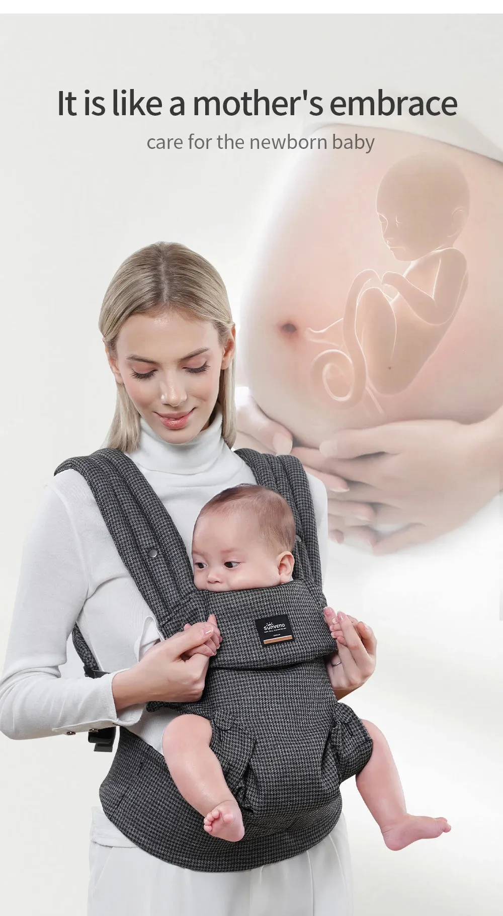 Sunveno Baby Carrier with Neck Support