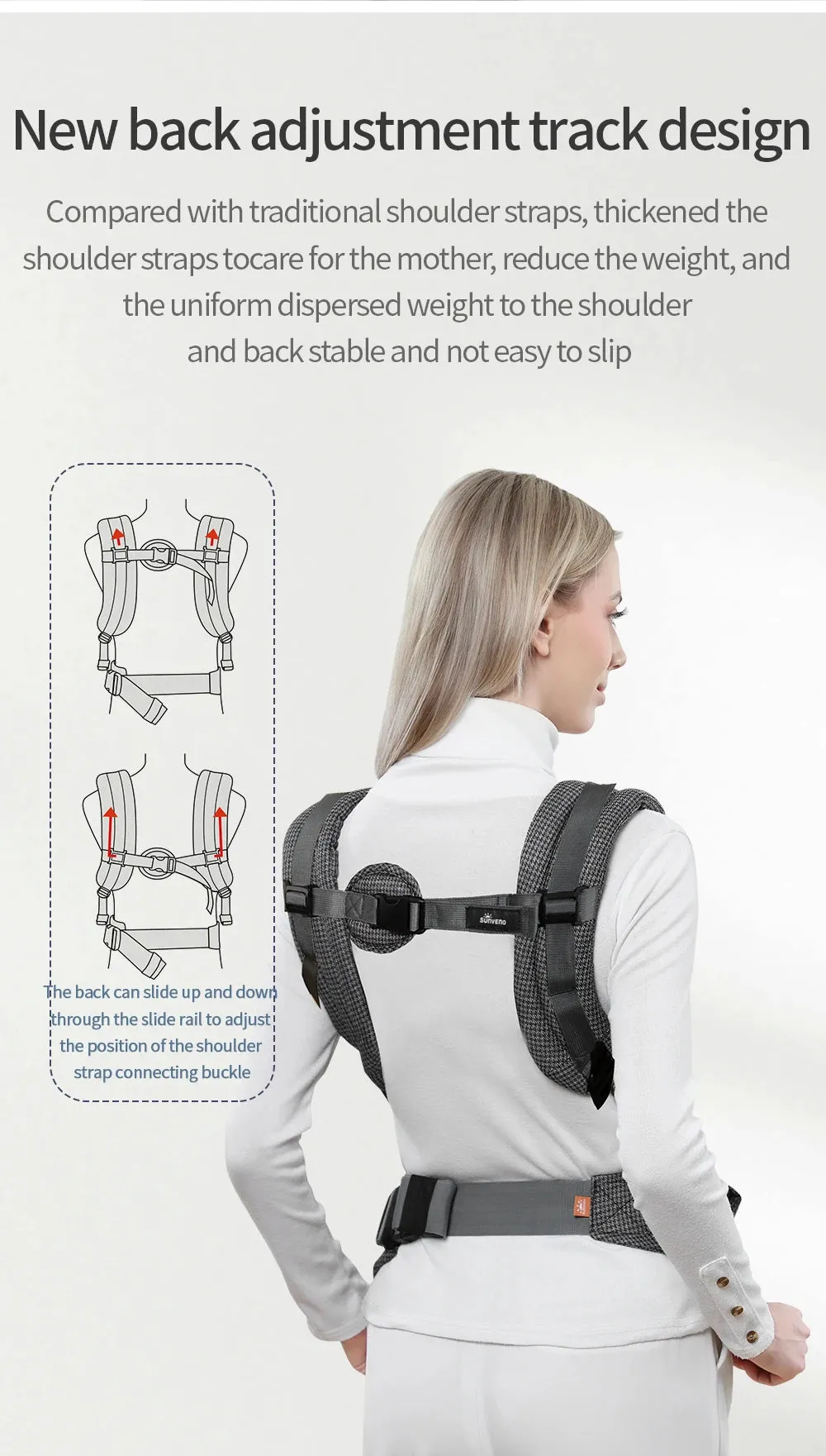 Sunveno Baby Carrier with Neck Support