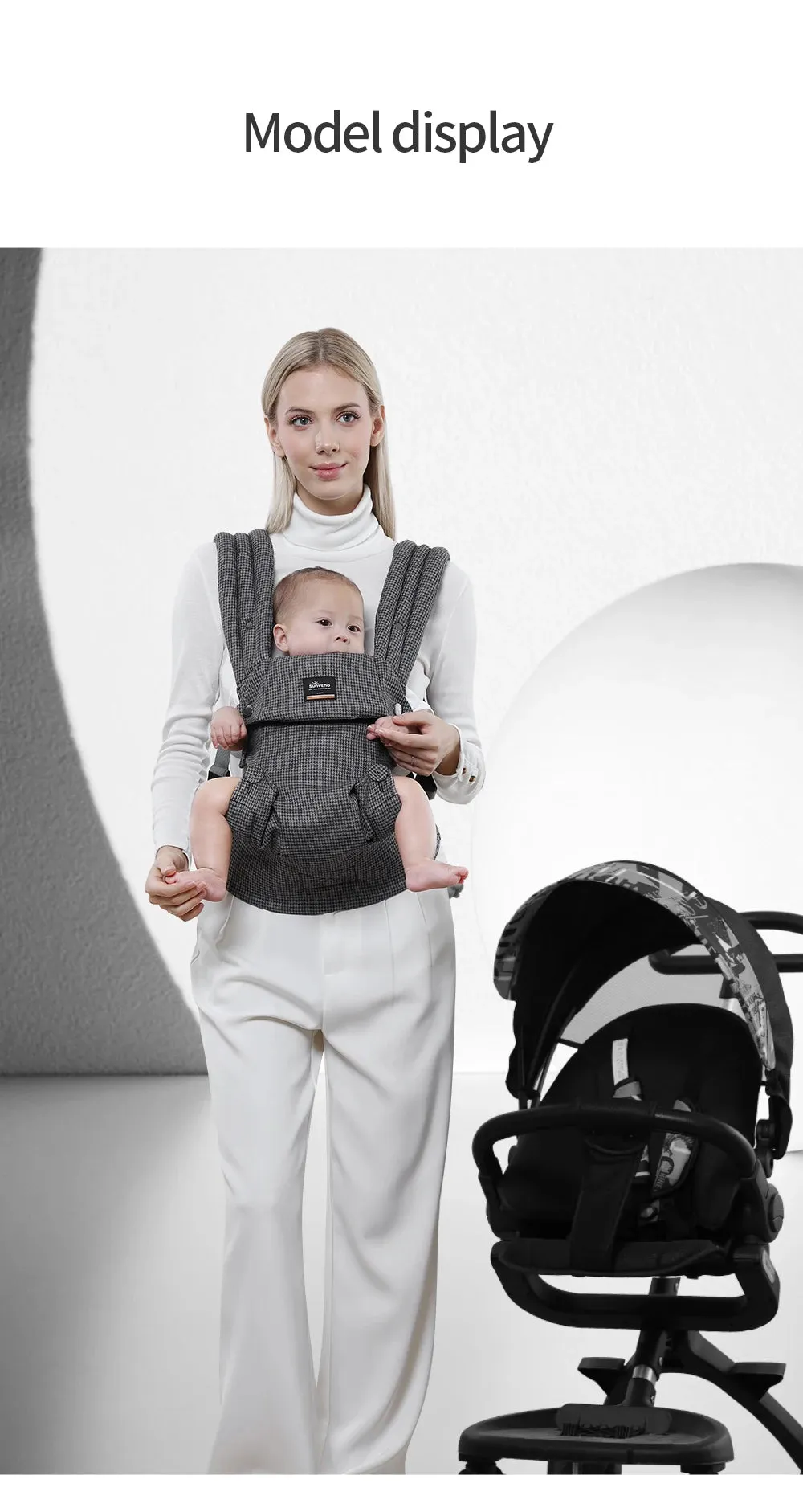 Sunveno Baby Carrier with Neck Support