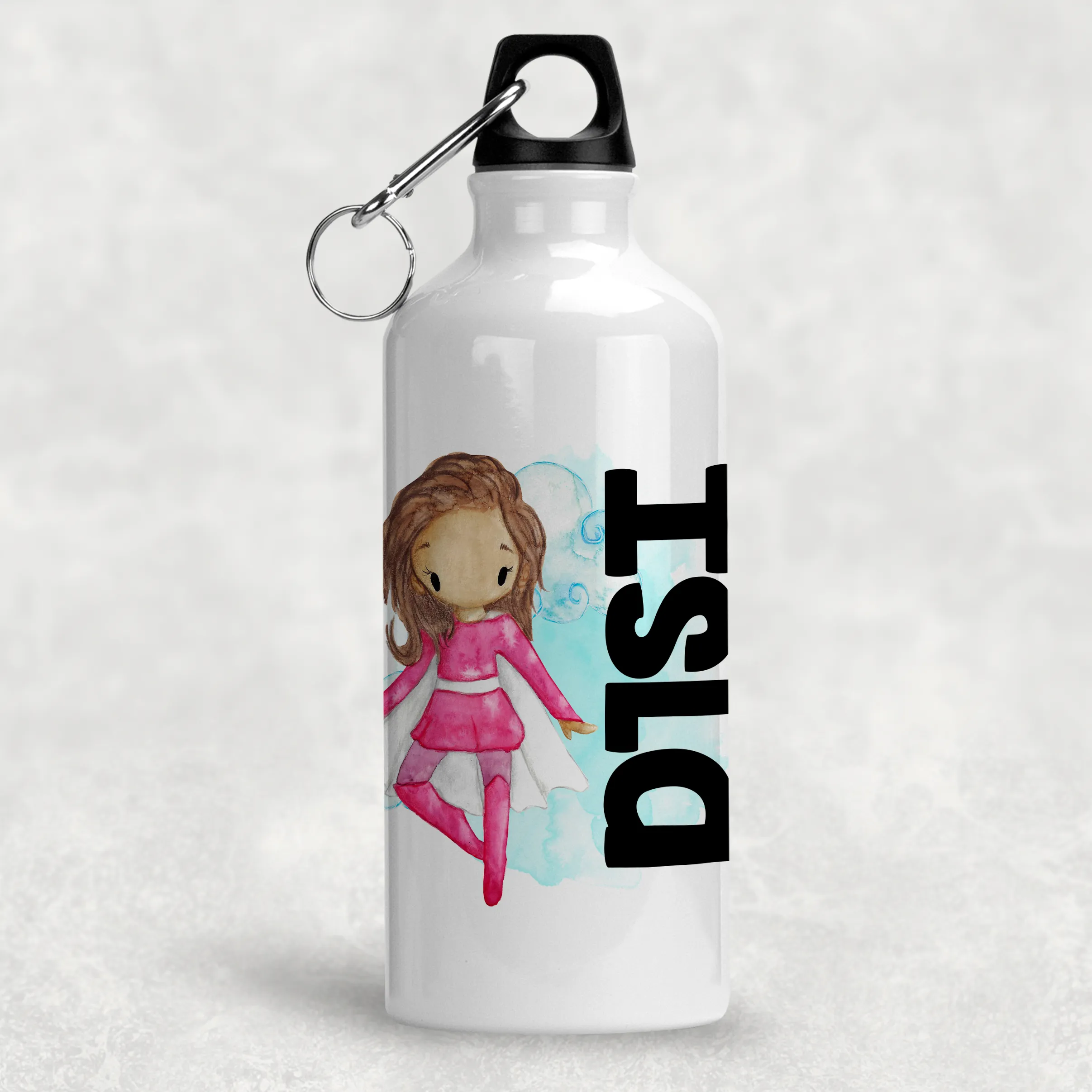 Super Hero Personalised Aluminium Water Bottle 400/600ml