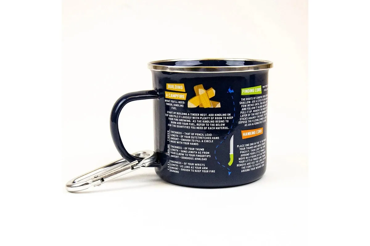 Survival Guide Enamel Mug