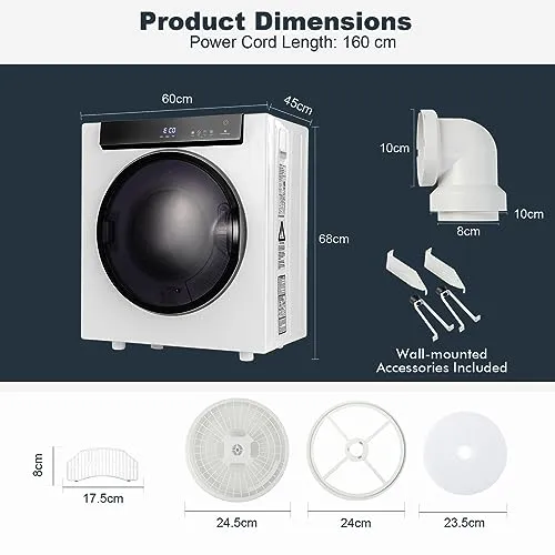 TANGZON 4KG Vented Tumble Dryer (New)