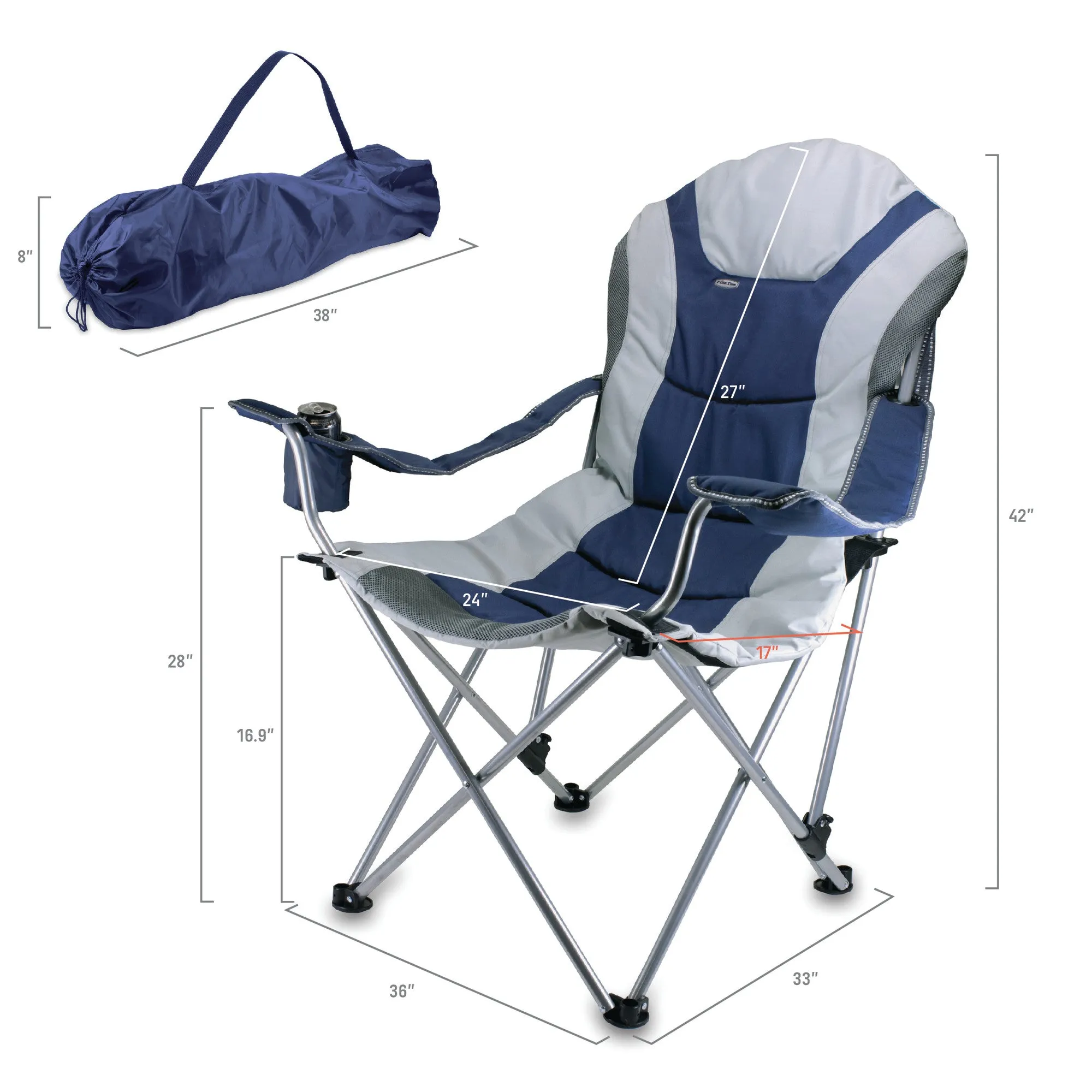 Tennessee Titans - Reclining Camp Chair