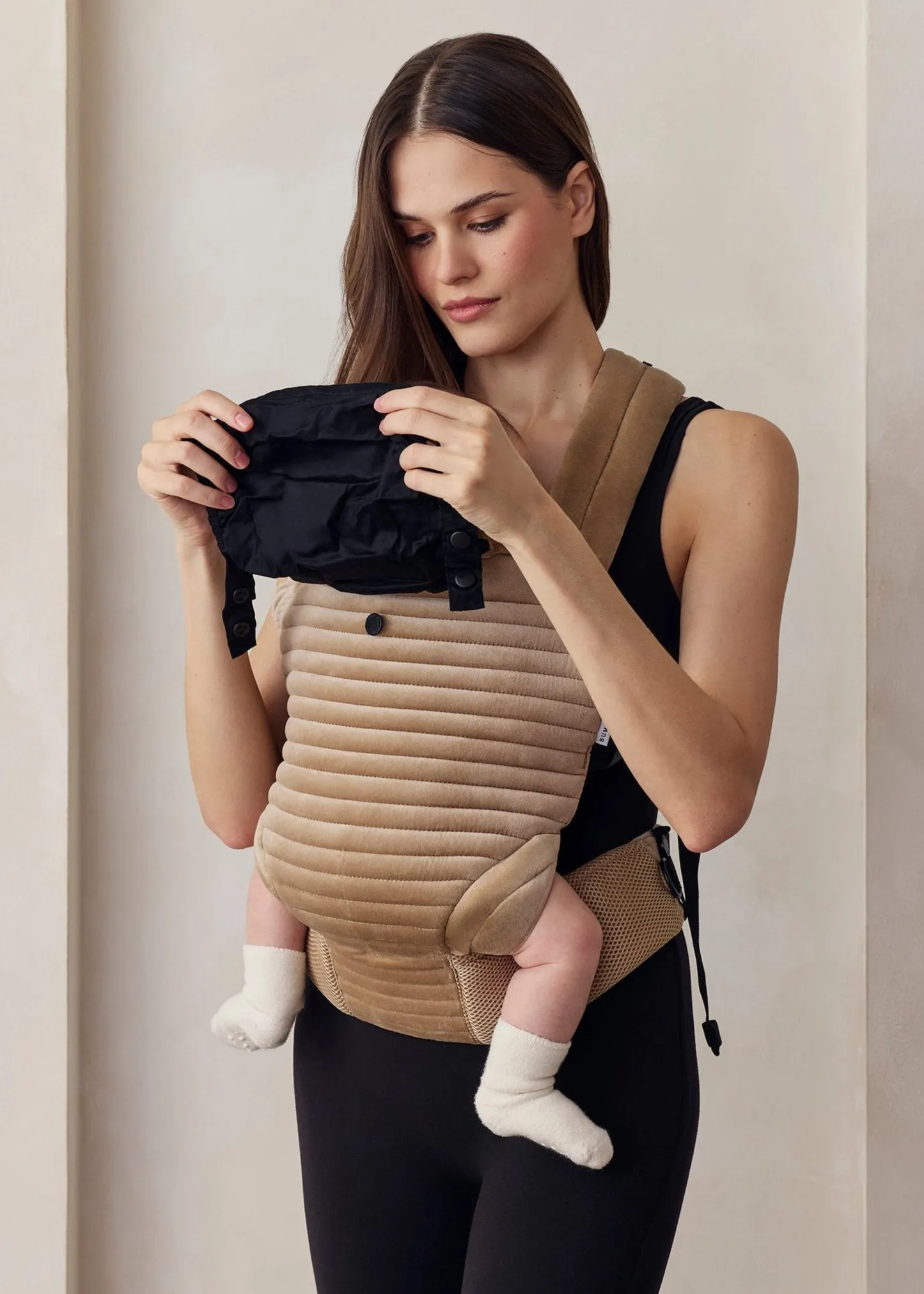 The Armadillo Baby Carrier - Dune Velvet