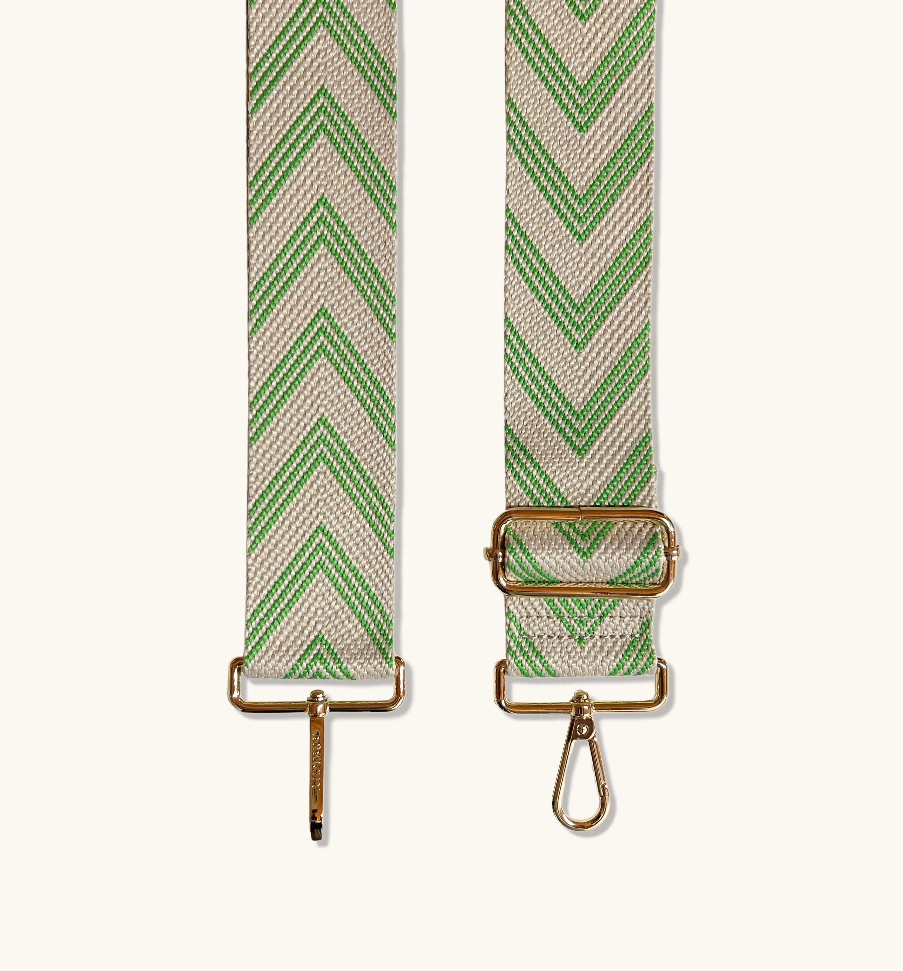 The Tassel Bottega Green Leather Crossbody Bag With Bottega Green Arrow Strap