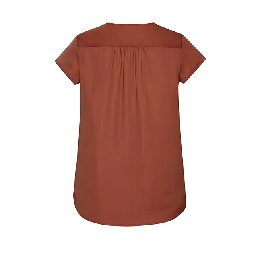 Thrive Medical Kayla V-Neck Pleat Blouse