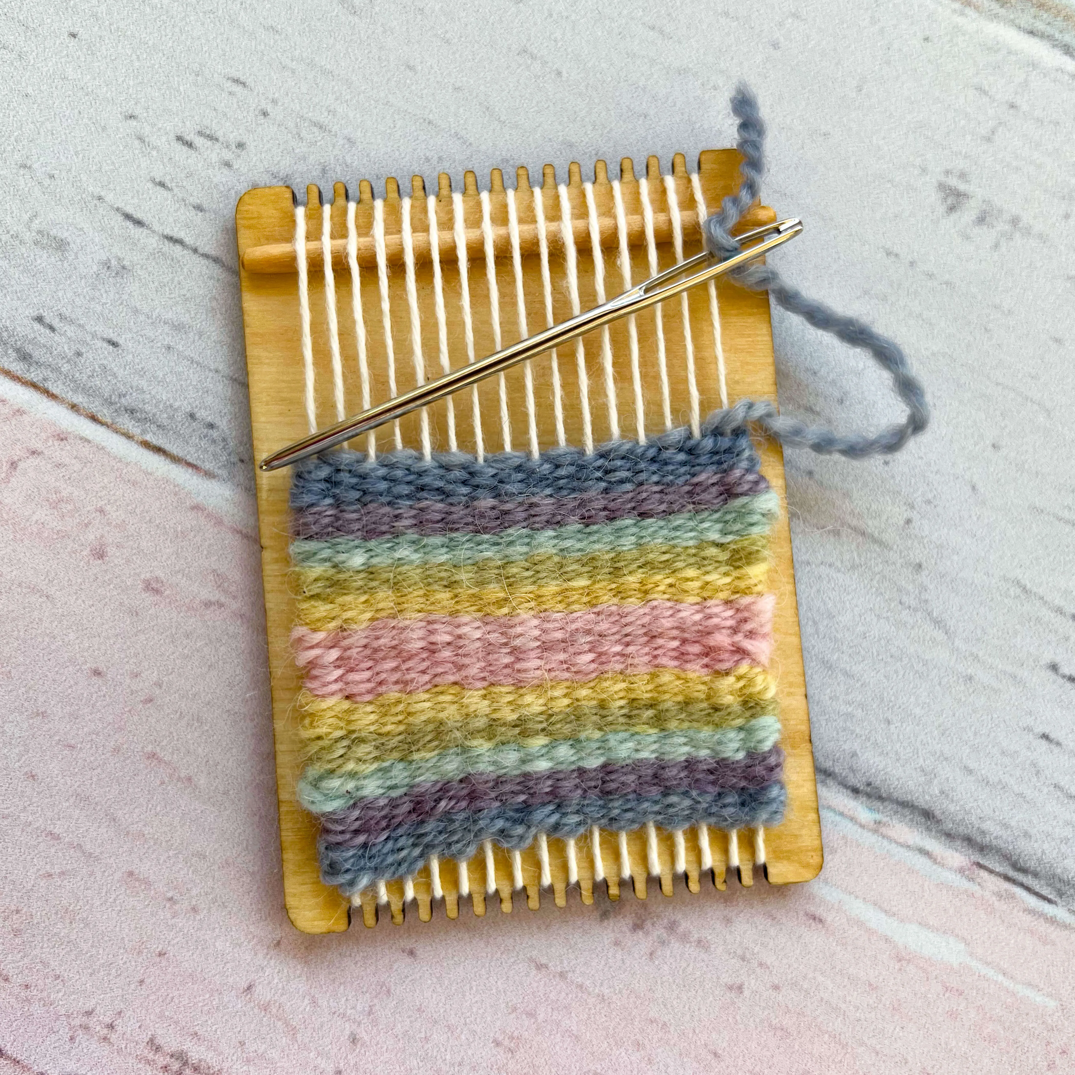 Tiny Loom Kit - Alpaca Blend - Succulent Colors