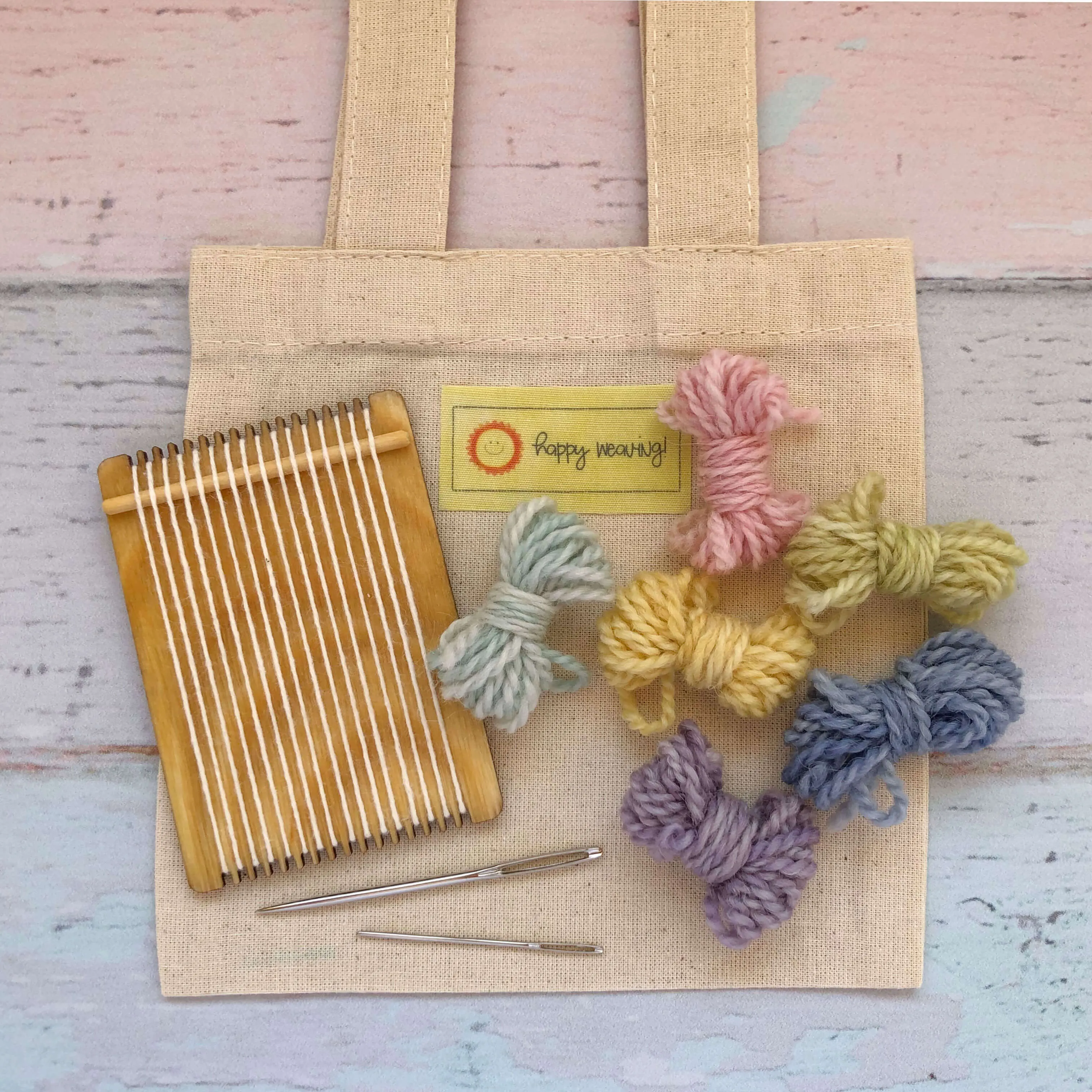 Tiny Loom Kit - Alpaca Blend - Succulent Colors