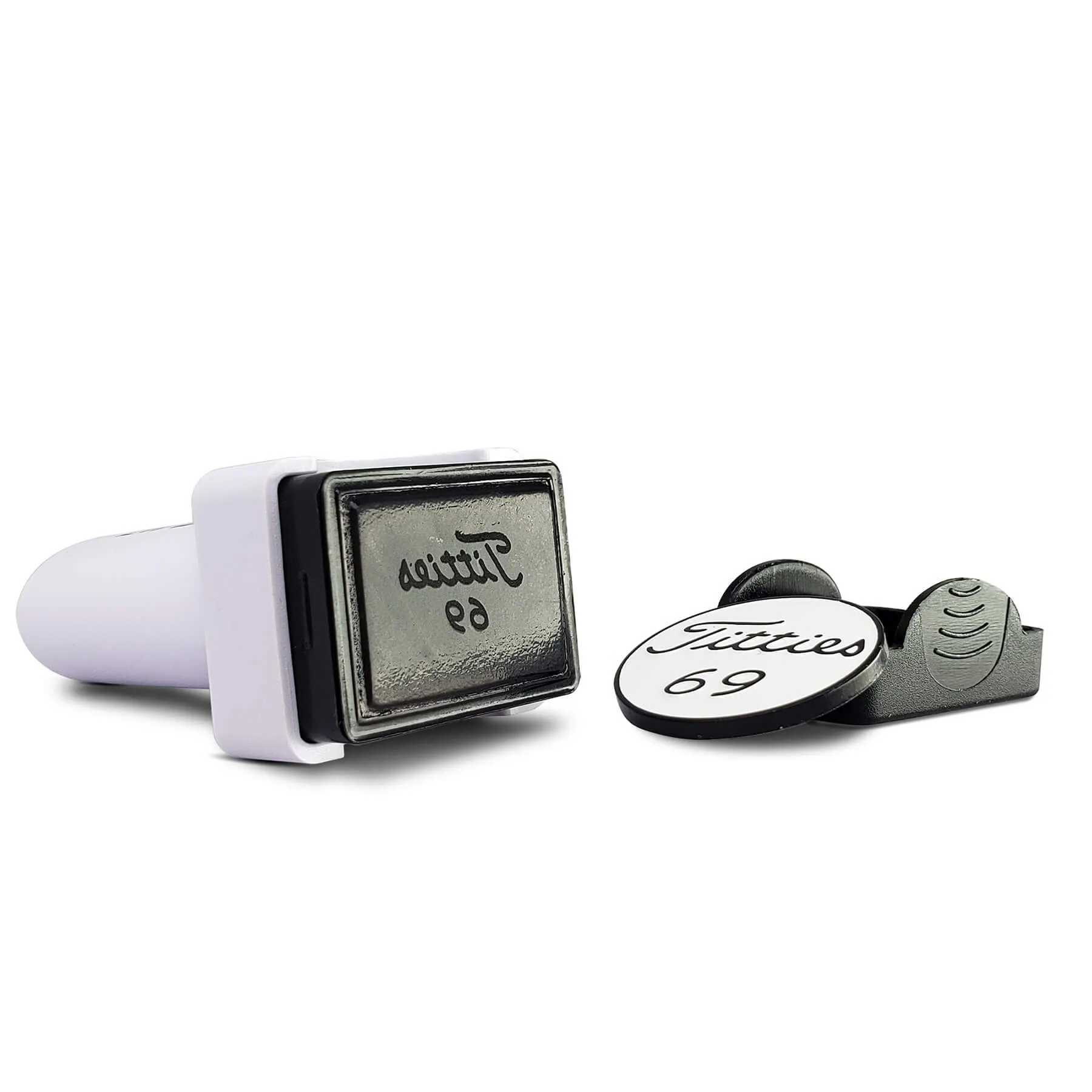 Titties 69 Golf Ball Stamp and Golf Marker Gift Set