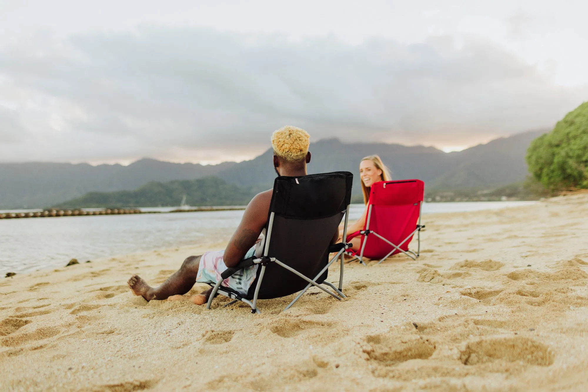 Towson University Tigers - Tranquility Beach Chair with Carry Bag