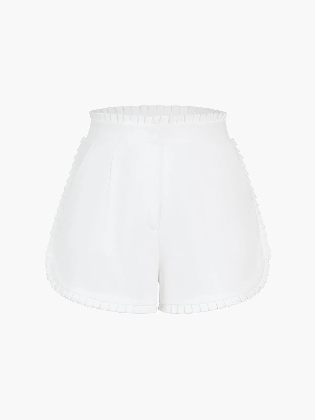 Trim Charming Pleated Shorts