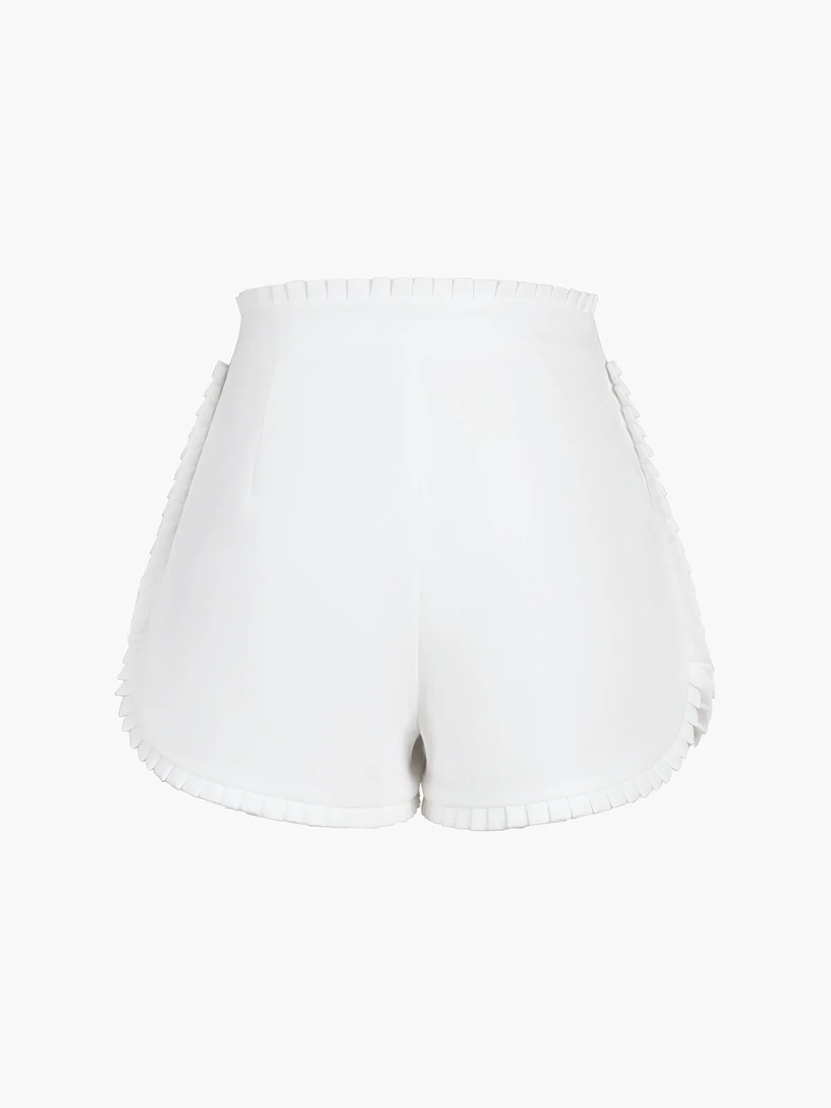 Trim Charming Pleated Shorts