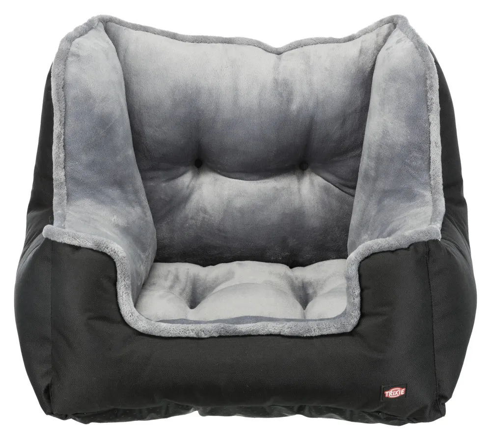 Trixie Car Seat/Travel Bed 50 x 40 x 50 cm, black/grey