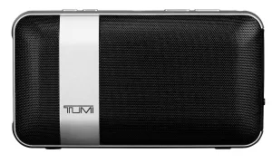 Tumi Electronics Black And Silver Wireless Portable Speaker With Power Bank - 114301-BLACK