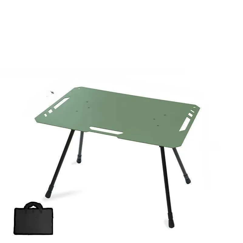 Ultra-Light Portable Folding Tactical Table – Sleek Aluminum Alloy Design for Camping, BBQs, and Outdoor Picnics