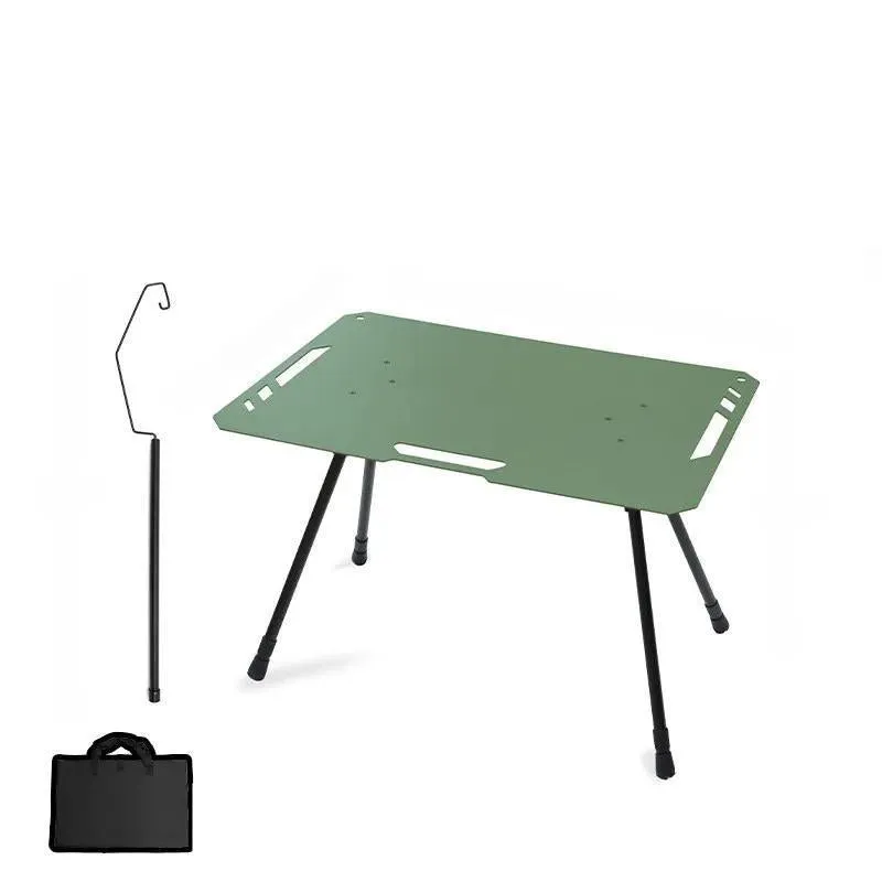 Ultra-Light Portable Folding Tactical Table – Sleek Aluminum Alloy Design for Camping, BBQs, and Outdoor Picnics