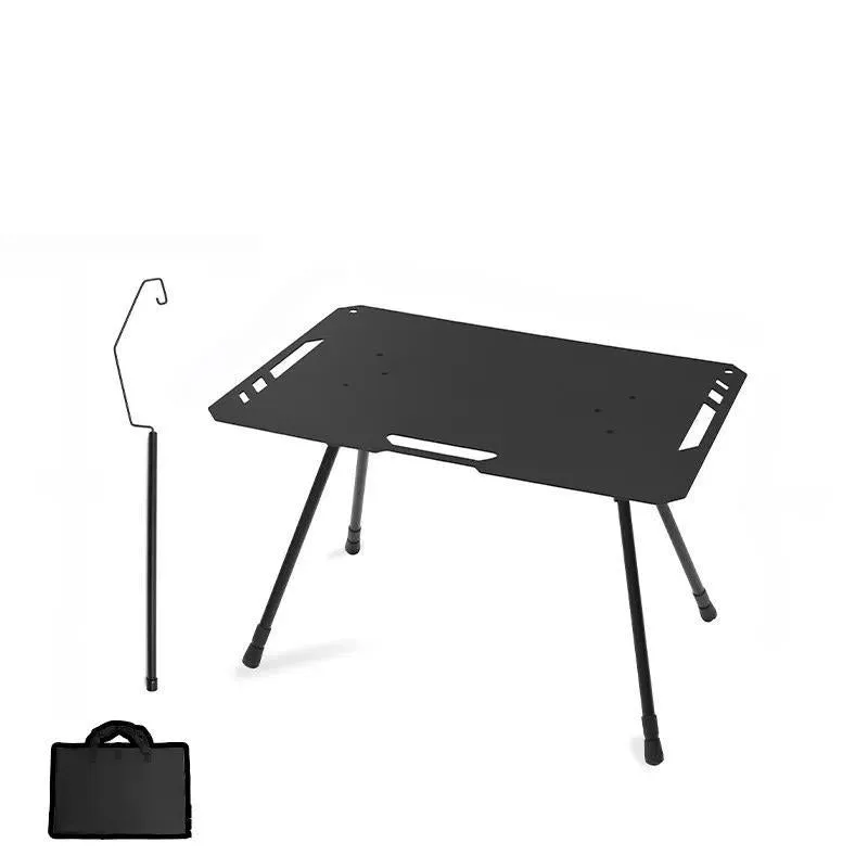 Ultra-Light Portable Folding Tactical Table – Sleek Aluminum Alloy Design for Camping, BBQs, and Outdoor Picnics