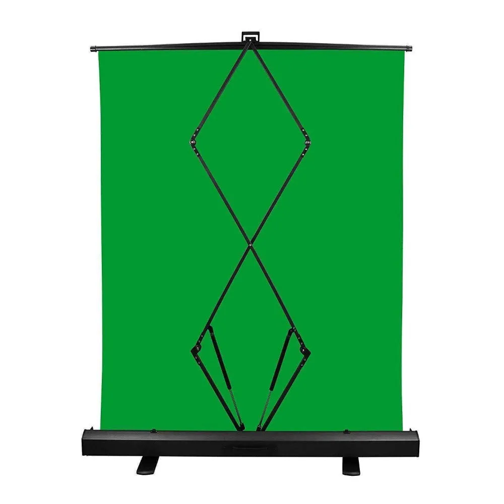 Upmost Office Portable Pull-Up 92"x77" & 60"x72" Green Screen Chroma Key Panel Backdrop