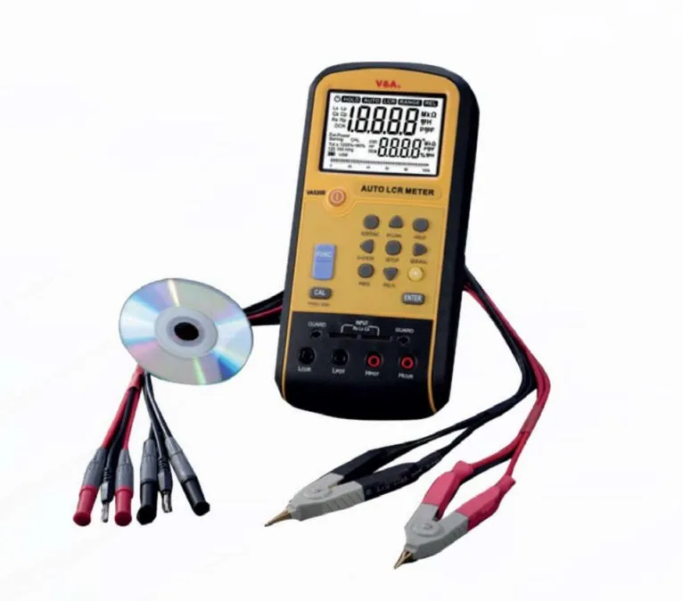 VA520B, LCR Meter with USB Interface, LCR, Phase Angle, Q factor, Free Software Included