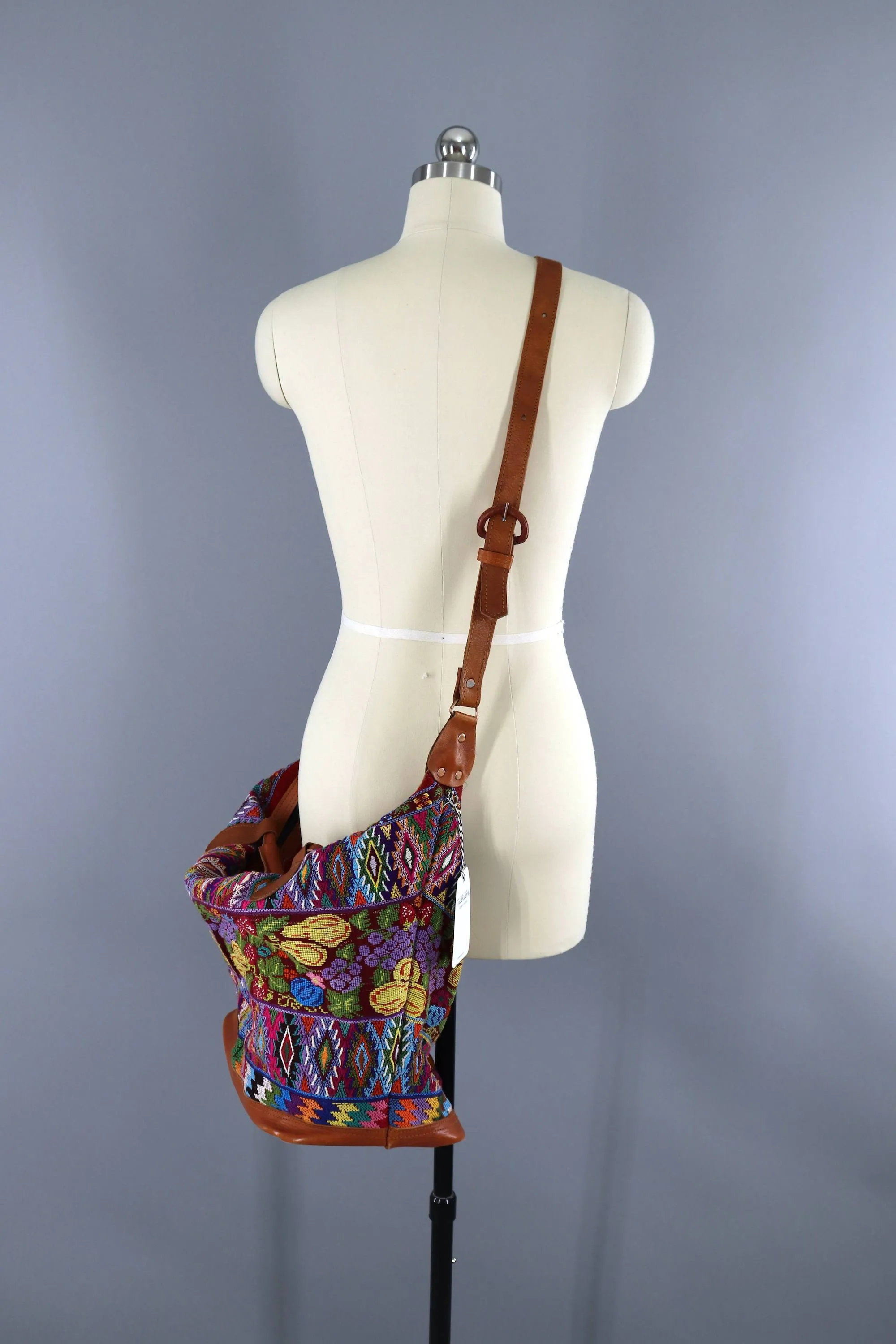 Vintage Tapestry Blanket Weekender Bag