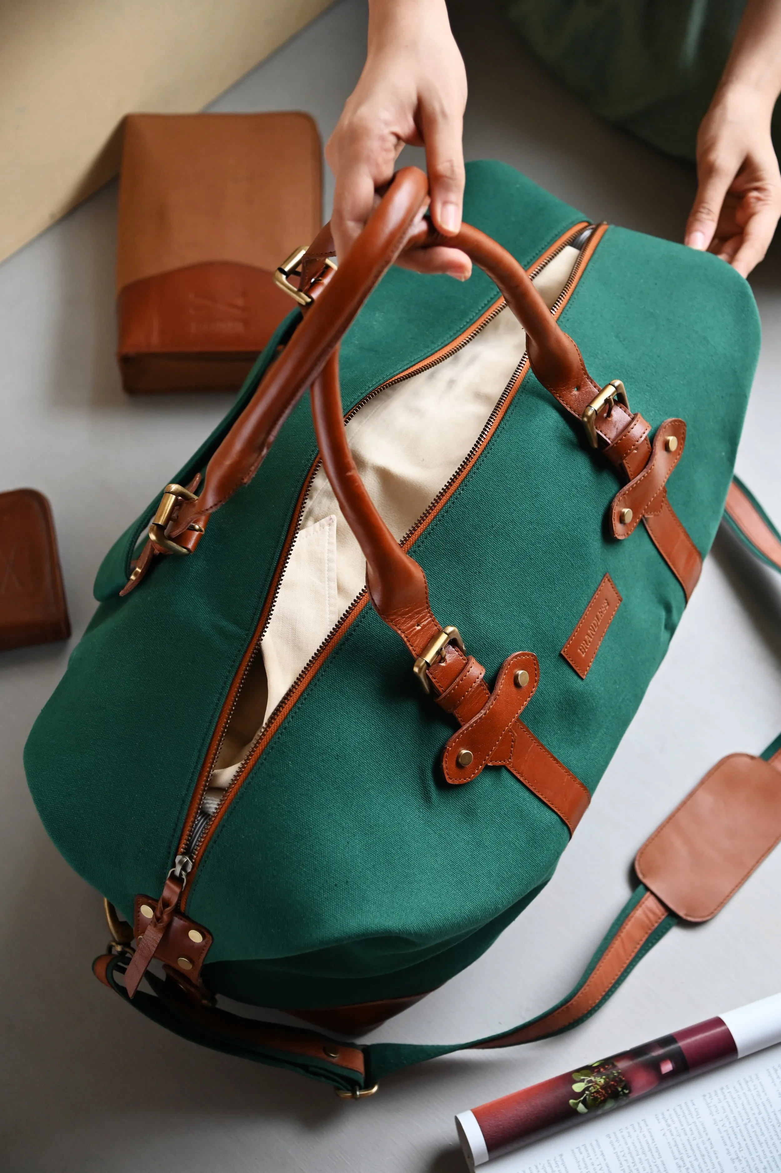 Weekender Duffel- Green