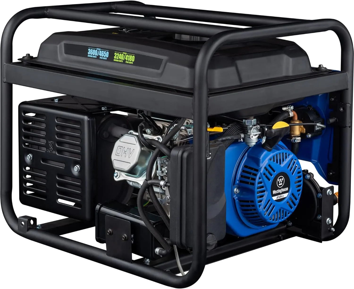 Westinghouse WGen3600DFcv Generator 3600W/4650W 30 Amp Recoil Start Dual Fuel with CO Sensor New