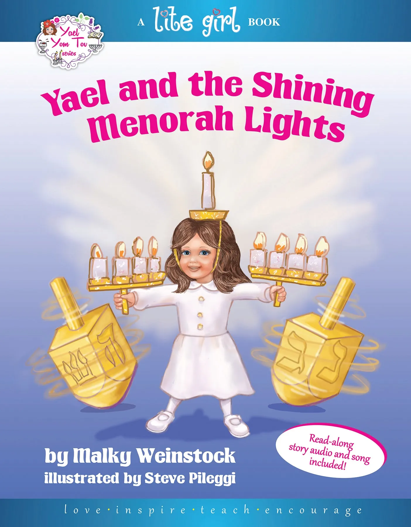 Yael and the Shining Menorah Lights