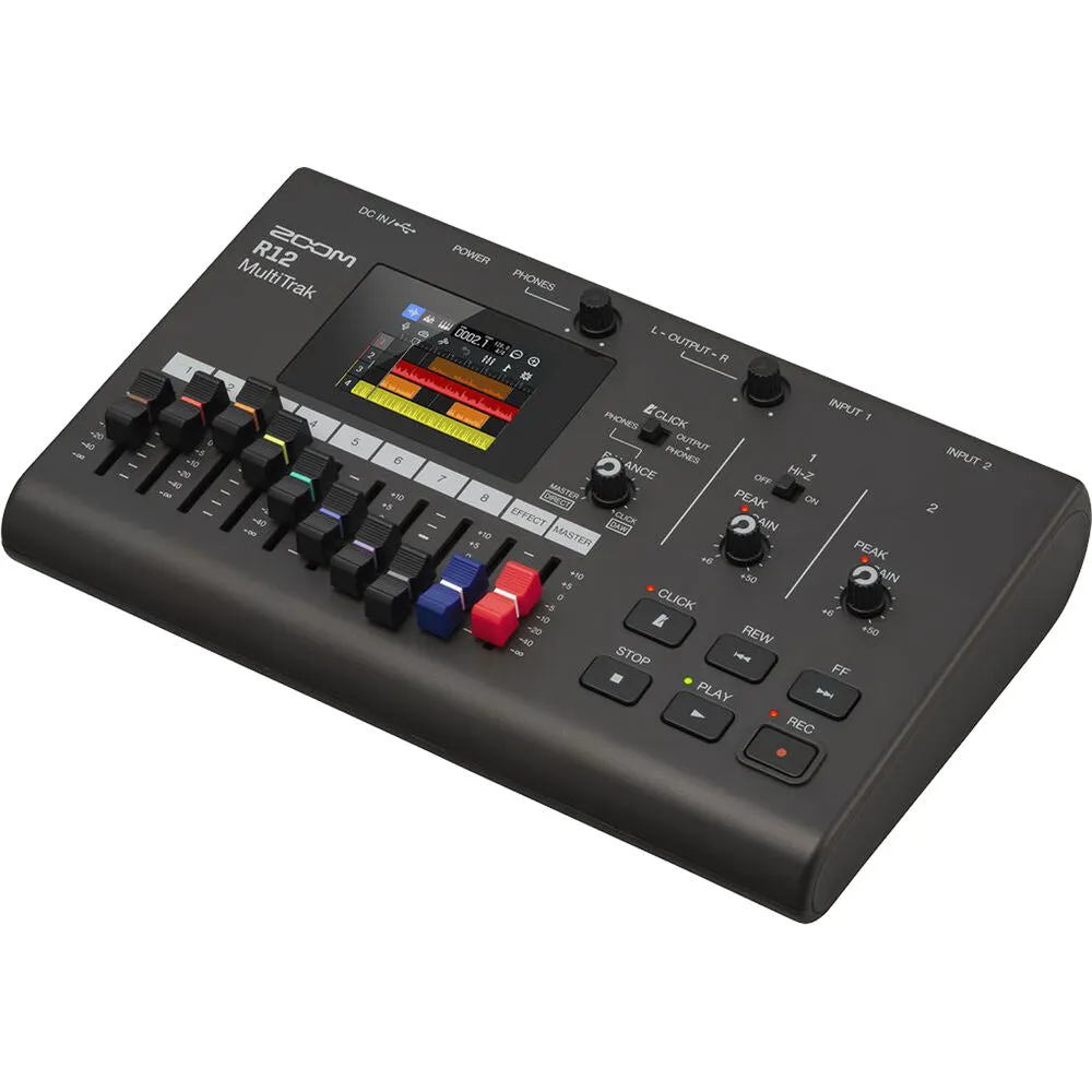 Zoom R12 MultiTrak Portable Recorder and Control Surface