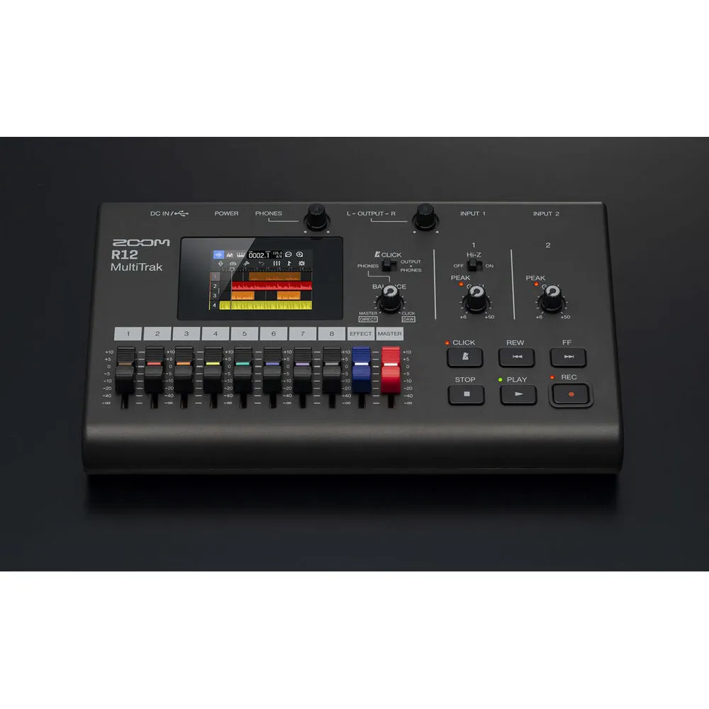 Zoom R12 MultiTrak Portable Recorder and Control Surface