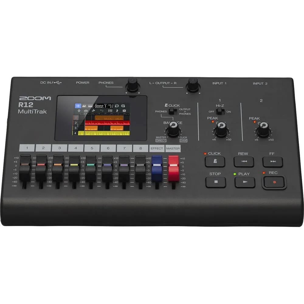 Zoom R12 MultiTrak Portable Recorder and Control Surface