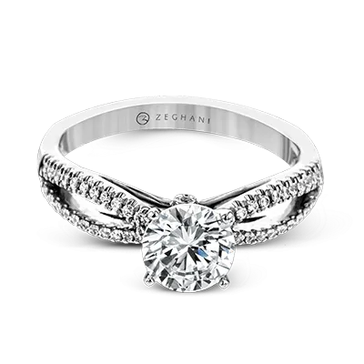 ZR28PRER Wedding Set in 14k Gold with Diamonds